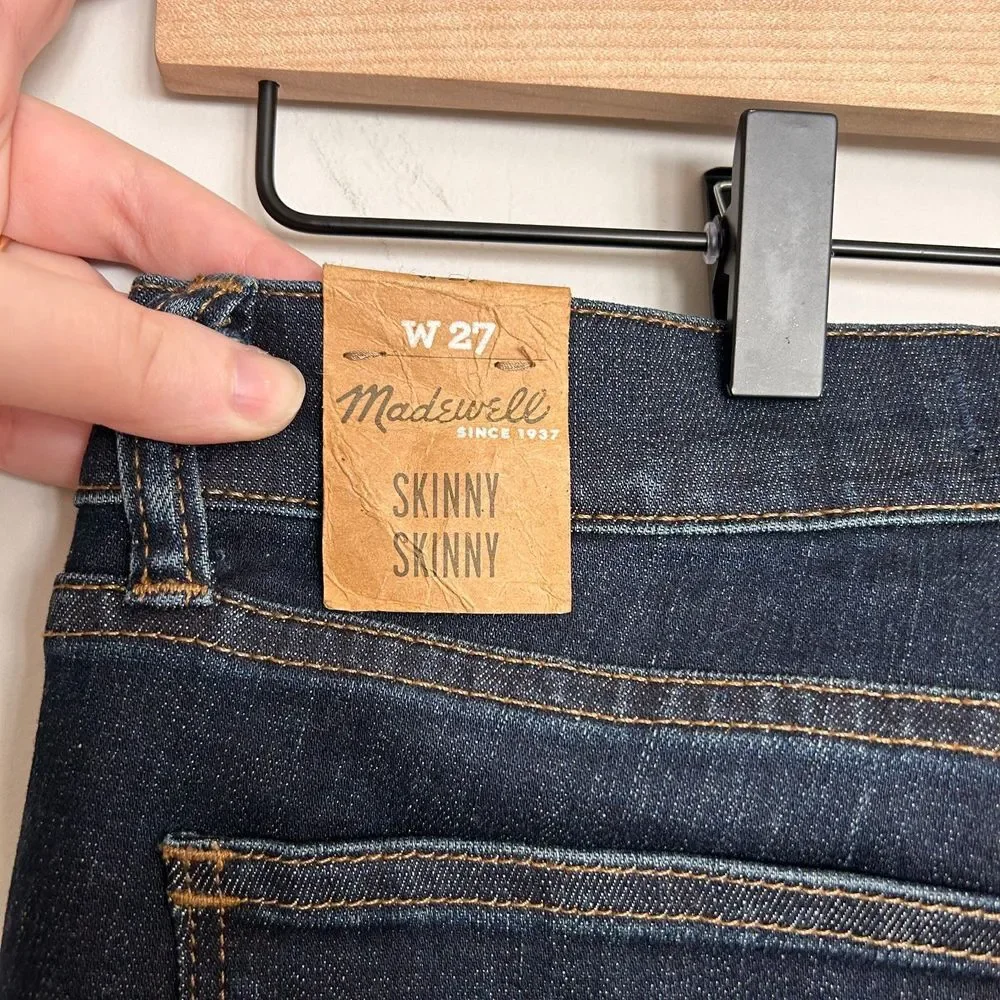 Madewell Skinny Skinny Denim Jeans Lakeshore Wash